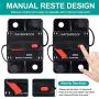 200 Amp Waterproof Circuit Breaker,with Manual Reset,12V-48V DC, for Car Marine Trolling Motors Boat ATV Manual Power Protect and Automotive Marine Boat Audio System Protection