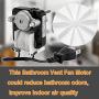 Universal Bathroom Vent Fan Motor SM550 Electric Motors Kit 50CFM 120V 3000 RPM Replace EM550 C01575 EM750 65100 VFM100 by Fetechmate