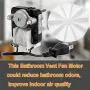 Universal Bathroom Vent Fan Motor SM550 Electric Motors Kit 50CFM 120V 3000 RPM Replace EM550 C01575 EM750 65100 VFM100 by Fetechmate