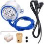 Twidec/Synchronous Turntable Motor Electric Motor 5-6RPM/MIN 50/60Hz 4W CCW/CW AC100~127V Synchron Motor for Cup Turner,Cuptisserie Rotator with 7mm Flexible Coupling TYC-50-5-6R-XLLB1PCS