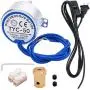 Twidec/Synchronous Turntable Motor Electric Motor 5-6RPM/MIN 50/60Hz 4W CCW/CW AC100~127V Synchron Motor for Cup Turner,Cuptisserie Rotator with 7mm Flexible Coupling TYC-50-5-6R-XLLB1PCS