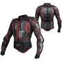 OHMOTOR Motorbike Protective Armour Chest Back Spine Armor Protector Motorcross Armoured Jacket Clothing Men Women for Cycling