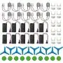 DC Motor Parts Kit with Plug Connectors for DIY Science & STEM Projects - 10pcs of Motors, Battery Holders, propellers, Plastic Wheels, and Motor Holders DC Motor Parts Kit with Plug Connectors for DIY Science & STEM Projects - 10pcs of Motors, Battery Holders, propellers, Plastic Wheels, and Motor Holders
