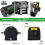 STIMULATER New 3000lbs.Load Capacity Winch 12V Steel Cable Winch Waterproof IP 67 Electric Winch with Wired Remote and Wireless Remotes, 4-Way Roller Fairlead, Strap and Hook for ATV/UTV/Boat (Black)…