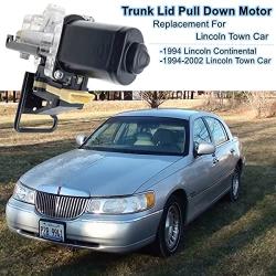 747-002 Trunk Lid Pull Down Motor for Lincoln Town Car 1994-2002 New Rear Trunk Release Tailgate Lock Motor Housing W/Switch 747002