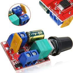 (3PCS) Mini 5A PWM Max 90W DC Motor Speed Controller Module 3V-35V Speed Control Switch LED Dimmer (Pack of 3pcs)