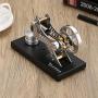 NC Hot Air Stirling Engine Motor Toy Mini Engine Generator Motor Toy Kids Physics Education Electricity Engine Generator Model Toy