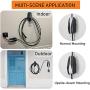 KENPENRI Charging Cable Holder Organizer for Tesla - Model 3 Model Y Model X Model S Wall Mount Connector Holder with Chassis Bracket for Tesla Gen 1 & 2 Standard Mobile Charger