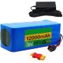 SHENGANG Lithium Battery,36V 12AH Lithium Ion Battery, Ebike Battery, 200W-500W Motor for Scooters/Electric Bike with 2A Charger, T-Plug, XT60 Connector and BMS