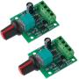 BOJACK Low Voltage DC Motor Speed Controller PWM 1.8v 3v 5v 6v 12v 2A 30W Adjustable Driver Switch 1803BK 1803B (Pack of 2 Pcs)