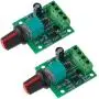 BOJACK Low Voltage DC Motor Speed Controller PWM 1.8v 3v 5v 6v 12v 2A 30W Adjustable Driver Switch 1803BK 1803B (Pack of 2 Pcs)