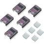 DEVMO 5pcs DRV8825 Stepper Motor Driver Module with Mini Heat Sink for 3D Printer Accessories Compatible with RepRap 4 RAMPS 1.4 StepStick