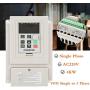 VFD Single to 3 Phase, 4kW 220V AC Single-phase Variable Frequency Drive Inverter, VFD Speed Controller Inverter for 3-phase Motor