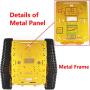 Professional Intelligent Robot Metal Tank Car Chassis for Arduino/Raspberry Pie/Microbit/DIY Steam Education, T300 Tracked Crawler Robotic Platform with Enocoder DC Motors for Teens Adults