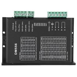 Digital Stepper Driver, DM556 Stepper Motor Controller 20-50V DC Max 5.6A Microstep Driver for Nema 23, 24 and Nema 34 Stepper Motor