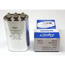 35+5 MFD 440v 440 Volt 50/60 Hz Oval Motor Capacitor for Goodman Rheem Trane Amana Carrier