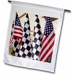 3dRose fl_90263_1 Indiana Indianapolis Motor Speedway Flags US15 Bja0027 Jaynes Gallery Garden Flag, 12 by 18-Inch