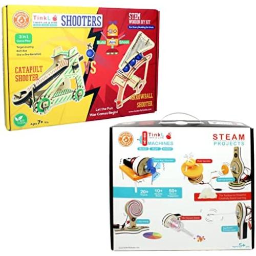 Butterfly Edufields Electric Motor kit and DIY Wooden Catapult kit