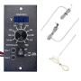 Replacement for Traeger Digital Pro Controller, Compatible with Traeger Wood Pellet Grills, with Waterproof Meat Temperure Probe 2pc and 7