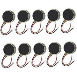 10mmx3mm Mini Tiny Vibration Motors 12000rpm Flat Coin Button-Type Micro DC Vibrating Motor for Mobile Phone Cell Phone Tablet Pager -（10PCS）