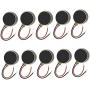 10mmx3mm Mini Tiny Vibration Motors 12000rpm Flat Coin Button-Type Micro DC Vibrating Motor for Mobile Phone Cell Phone Tablet Pager -（10PCS）