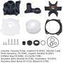 BDFHYK 5001594 Water Pump Repair Kit Replacement with Housing for Johnson Evinrude V4 V6 V8 85-300HP, Outboard Motor Parts 5001594 Sierra 18-3392