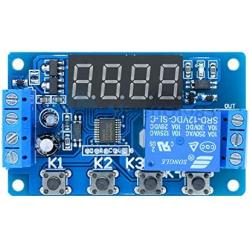 Gumps grocery Digital 12V LED Display Timer Automation Delay Relay Programmable Module Switch