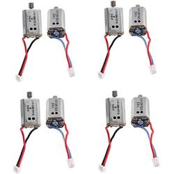 Upgraded Motors with Metal Gears for Syma X8C X8W X8G X8HW X8HG X8HC Drone Crash Pack Replacement Spare Parts CCW and CW RC Quad Copter Toy 8PCS