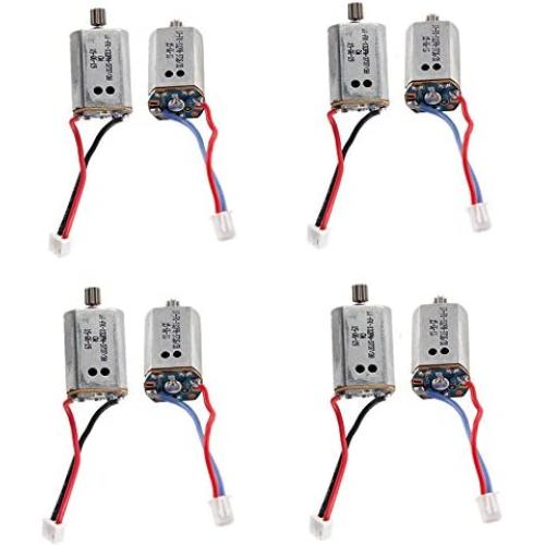 Upgraded Motors with Metal Gears for Syma X8C X8W X8G X8HW X8HG X8HC Drone Crash Pack Replacement Spare Parts CCW and CW RC Quad Copter Toy 8PCS
