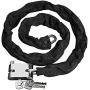 Motorcycle Chain Locks Bike Chain Lock 4.3 FT Motorcycle Lock Heavy Duty Bike Lock Motorcycle Security Chain Lock Bicycle Lock with 0.6inch Square Lock for Motorcycles, Bikes, and More (4.3 FT)