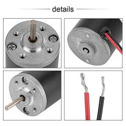 31ZY Permanent Magnet Dc Motor Reversible Electric Gear Motor for DIY Generator CW/CCW 6V/12V/24V 3500-8000rpm (24V 5000rpm)