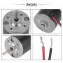 High Torque DC Motor 31ZY 6V/12V/24V 3500-8000rpm Permanent Magnet Motor High Speed CW/CCW (24V/8000rpm)