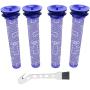 Sikawai 4 Pack 965661-01 Pre Motor Filter Compatible with Dyson Absolute Animal Motorhead V8+, V8, V7, V6, DC62, DC61, DC59, DC58 Vacuum Cleaner Filter