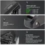 Jieoto E-Bike Lithium-ion Battery 36V 15Ah 18Ah 577Wh Electric Bicycle Battery with Charger and BMS, Suitable for 36V 250W/350W/500W/750W E-Bike Motors