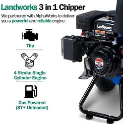 Landworks Wood Chipper 3 in 1 Multi-Function 3