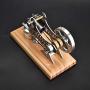Wifehelper LED Air Stirling Engine Funny Education Electricity Power Generator Model Education Model Toy Kit