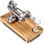 Sunnytech Hot Air Stirling Engine Colourful LED Single Flywheel Education Toy Electricity Power Generator M14-03-S