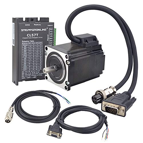 STEPPERONLINE 1 Axis Closed Loop Stepper CNC Kit 1.2 Nm(170 oz.in) Nema 23 Closed Loop Stepper Motor ＆ Stepper Driver