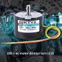 AC220V 10W 0.5A Electric Motor, 2.5RPM/20RPM High Torque Permanent Magnet Synchronous Motor, CW/CCW(2.5RPM)
