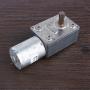 DC 12V Electric Drive Motor, Reduction Electric Motor, Reversible High Torque Worm Geared Motor(6RPM)(Silver)