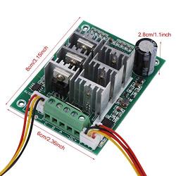 DC 5V-36V 15A Brushless Motor Controller 3-Phase Brushless Motor Speed Controller Motor Control Board CW CCW Reversible Switch Motor Driver Control Regulator Module