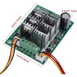 ICQUANZX DC 5V-36V 15A 3-Phase Brushless Motor Speed Controller Motor Control Board CW CCW Reversible Switch Motor Driver Control Regulator Module