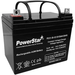 True Deep Cycle 12V 35AH Wilderness Tarpon 100 Kayak Trolling Motor Battery