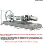DjuiinoStar Hot Air Stirling Engine Assembly Kit: Spend 30 Minutes to Build Your Own Stirling Engine