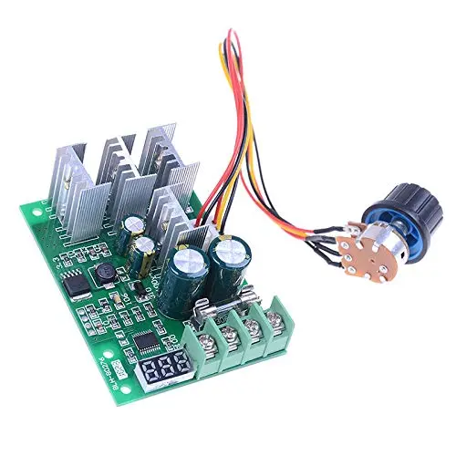 DC10-60V DC 30A Motor Speed Control Regulator PWM Motor Speed Controller Switch Current Regulator High Power Drive Module