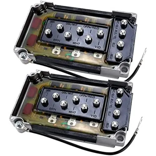 2pcs CDI Module Switch Box Replacement for 50-275 HP Mercury Outboard Motor 332-7778 332-7778A12 Power Pack Switchbox
