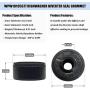 WPW10195677 W10195677 Dishwasher Diverter Valve Diverter Motor Seal Grommet Gasket for Whirlpool KitchenAid Maytag Kenmore Dishwasher Diverter Seal Grommet Replacement Parts (2Pcs)