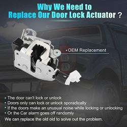X AUTOHAUX Rear Lower Left Driver Side Door Power Lock Actuator Motor for Ford for Ranger 1998-2011 8L5Z-1326413-A 8L5Z1326413A 72080