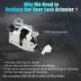 X AUTOHAUX Rear Lower Left Driver Side Door Power Lock Actuator Motor for Ford for Ranger 1998-2011 8L5Z-1326413-A 8L5Z1326413A 72080