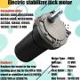 Rear Electric Stabilizer Jack Motor Compatible with Lippert 113407 352338 138445 178562 162307, for Stabilizer Jacks 337199 298707 369774, Replaces C-800 K01531A800 K01531-A800 K01285C800 K01285-C800